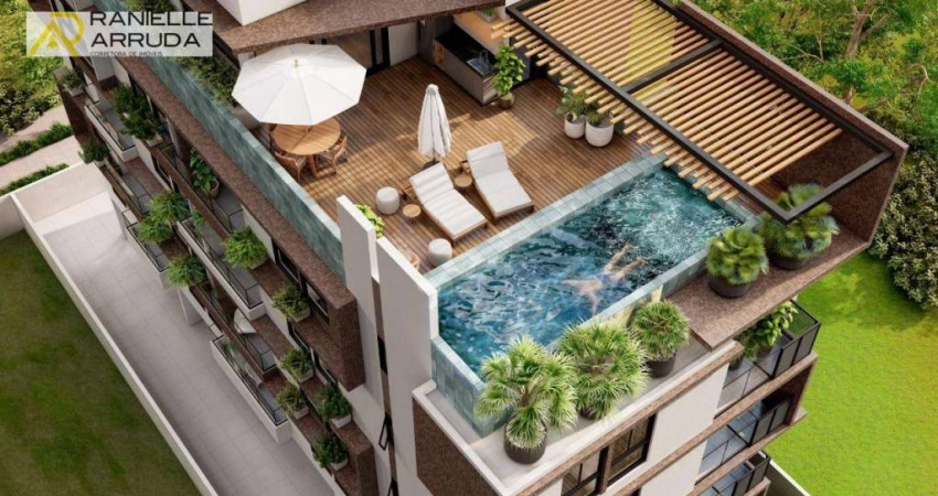 Apartamento com 2 dormitórios à venda, 55 m² por R$ 450.000,00 - Intermares - Cabedelo/PB