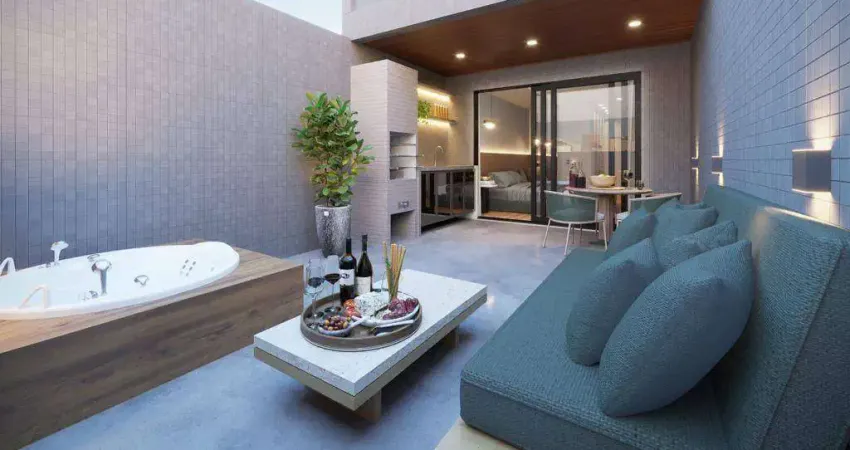 Flat com 1 dormitório à venda, 24 m² por R$ 317.322,32 - Intermares - Cabedelo/PB