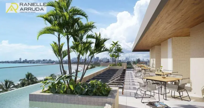 Apartamento com 1 dormitório à venda, 24 m² por r$ 369.307,83 - intermares - cabedelo/pb