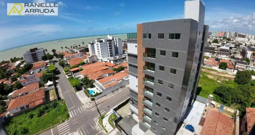 Apartamento com 2 dormitórios à venda, 60 m² por r$ 490.000,00 - poço - cabedelo/pb