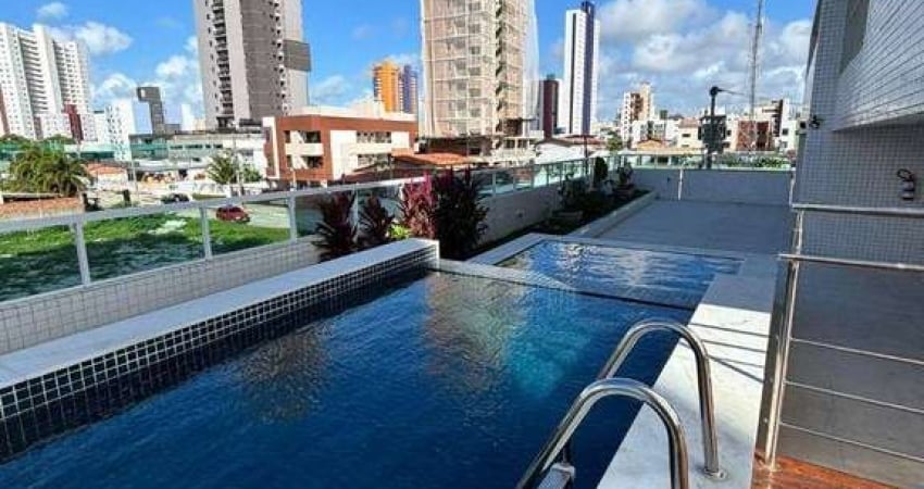 Apartamento com 2 dormitórios para alugar, 60 m² por R$ 3.400,01/mês - Aeroclube - João Pessoa/PB