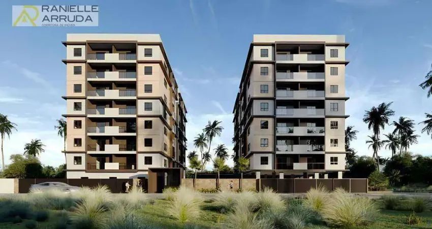 Apartamento com 3 dormitórios à venda, 60 m² por r$ 456.400 - poço - cabedelo/pb