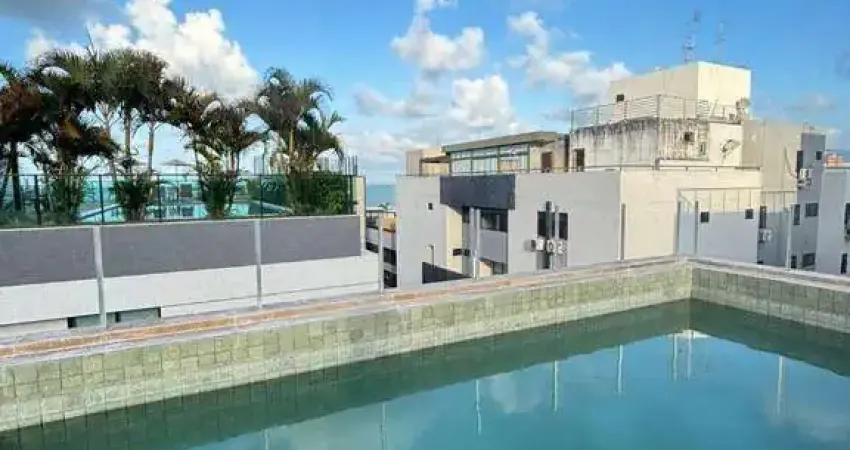 Flat com 1 dormitório à venda, 21 m² por r$ 365.000 - cabo branco - joão pessoa/pb