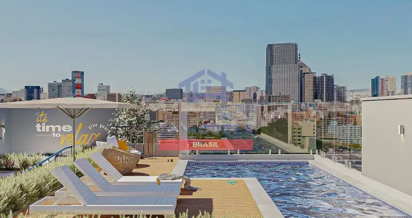 Oportunidade única! studios em condomínio clube novos com sacada no centro a partir de r$ 296 mil