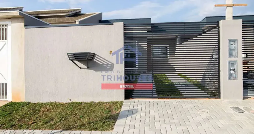 Maravilhosa Casa NOVA à venda, com 3 dormitórios e suite no bairro Barro Preto, São José dos Pinhai