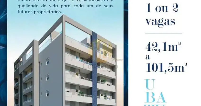COBERTURA EM UBATUBA DE 3 QUARTOS, SUITE E VARANDA GOURMET - ENTREGA 2025