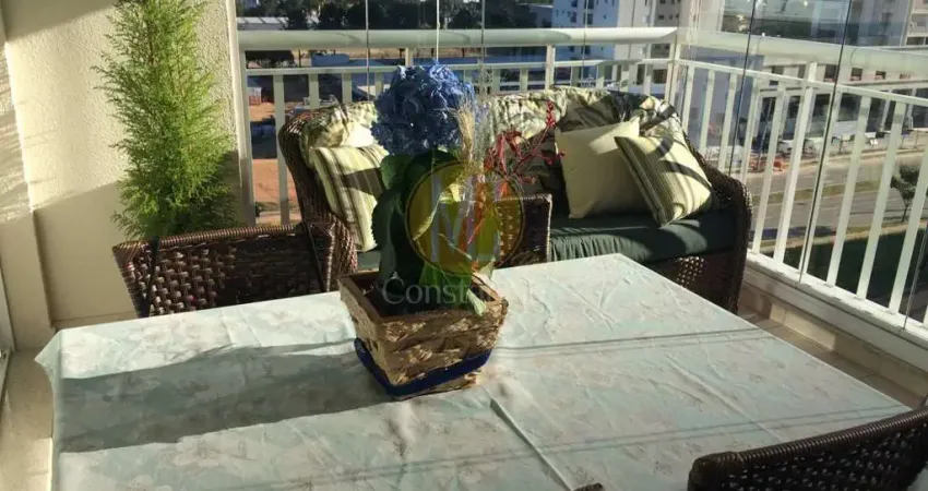 Apartamento semi mobiliado, 3 quartos, suite - 77 m² - jardim aquarios