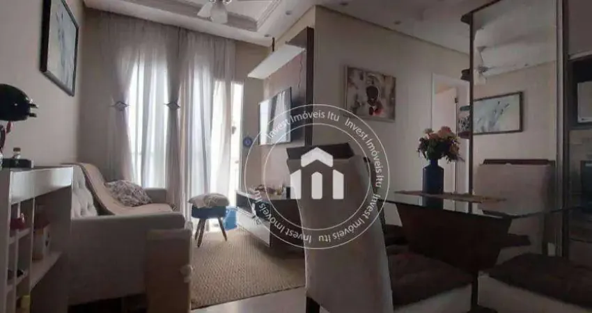 Apartamento com 2 dormitórios à venda, 60 m² por r$ 270.000,00 - edifício residencial recanto dos pássaros - itu/sp