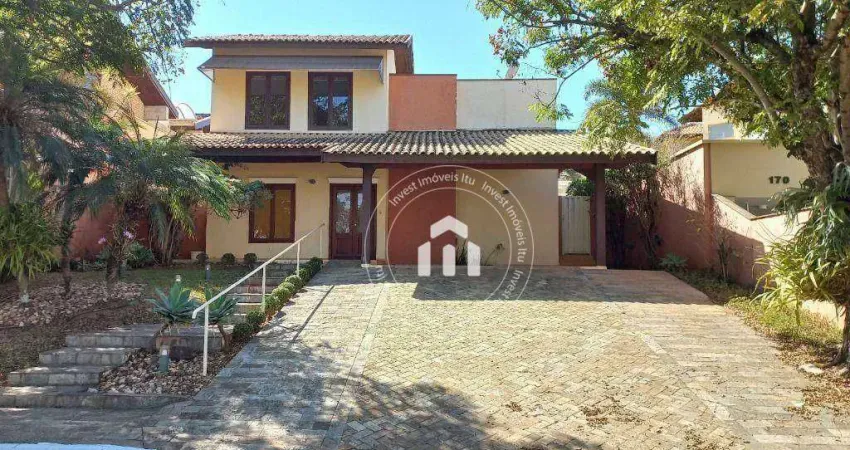 Casa com 4 dormitórios à venda, 235 m² por r$ 1.550.000,00 - condomínio jardim theodora - itu/sp