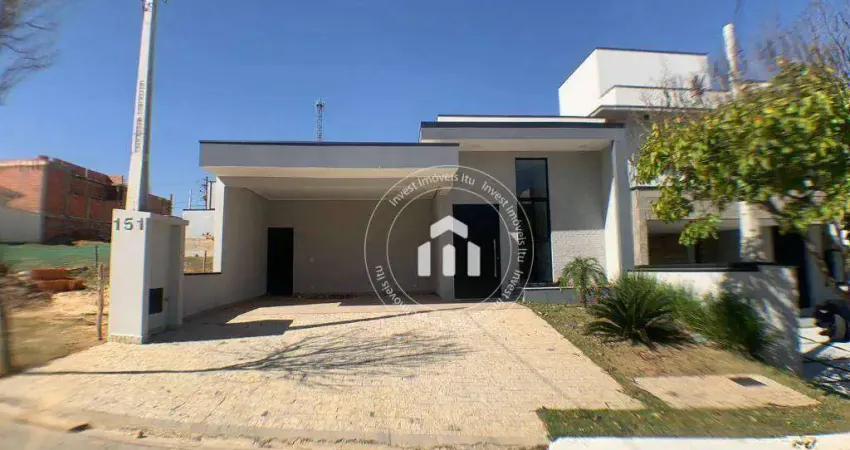 Casa com 3 dormitórios à venda, 180 m² por r$ 1.190.000,00 - condomínio residencial mont blanc - itu/sp