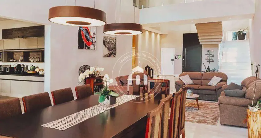 Casa com 4 dormitórios, 662 m² - venda por r$ 3.500.000,00 ou aluguel por r$ 19.100,00/mês - condomínio palmeiras imperiais - salto/sp