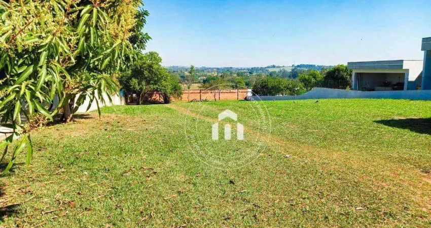 Terreno à venda, 1300 m² por r$ 570.000,00 - condomínio terras de mont serrat - salto/sp
