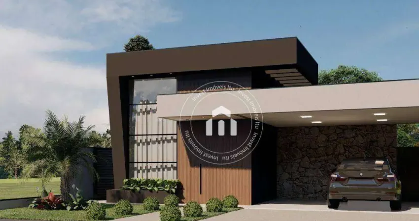 Casa com 3 dormitórios à venda, 230 m² por r$ 2.700.000,00 - condomínio central parque - salto/sp