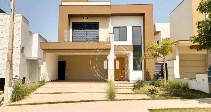 Casa com 3 dormitórios à venda, 220 m² por r$ 1.570.000,00 - condomínio central parque - salto/sp