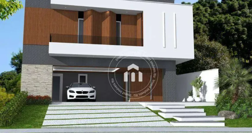 Casa com 3 dormitórios à venda, 195 m² por r$ 1.390.000,00 - condomínio gardenville - itu/sp