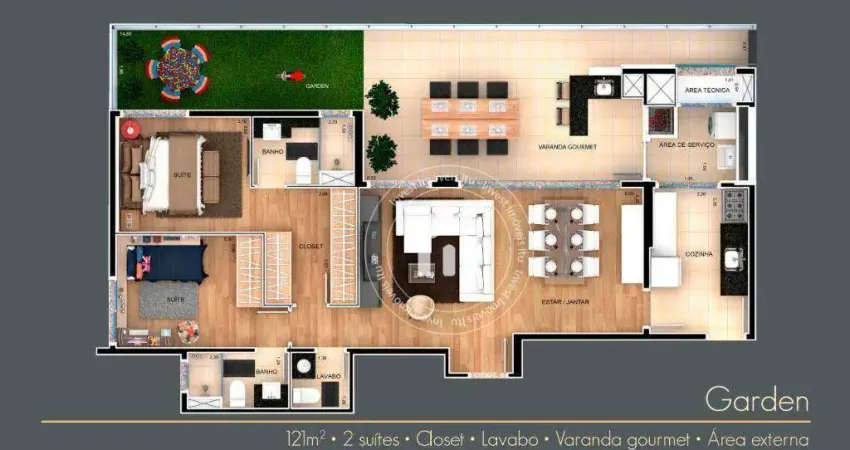 Apartamento com 3 dormitórios à venda, 121 m² por r$ 830.000,00 - edificio luxor residencial - itu/sp