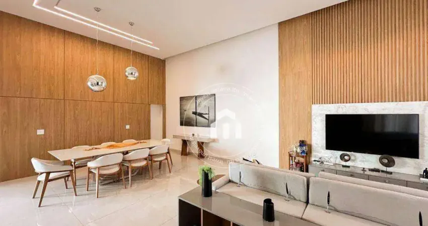 Casa com 3 dormitórios à venda, 224 m² por r$ 2.200.000,00 - condomínio vila dos manacás - itu/sp