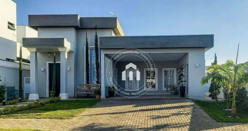 Casa com 3 dormitórios à venda, 273 m² por r$ 1.900.000,00 - condominio portal dos bandeirantes - salto/sp