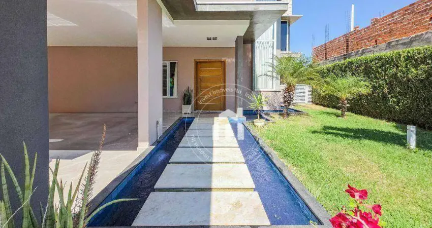 Casa com 3 dormitórios, 598 m² - venda por R$ 2.850.000,00 ou aluguel por R$ 13.000,00/mês - Condomínio Terras de Mont Serrat - Salto/SP