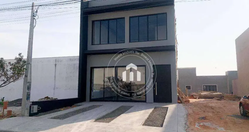 Salão para alugar, 140 m² por r$ 3.650,00/mês - itu novo centro - itu/sp