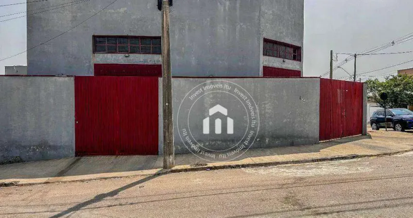 Barracão, 128 m² - venda por r$ 680.000,00 ou aluguel por r$ 3.670,00/mês - bosque santa rosa - itu/sp