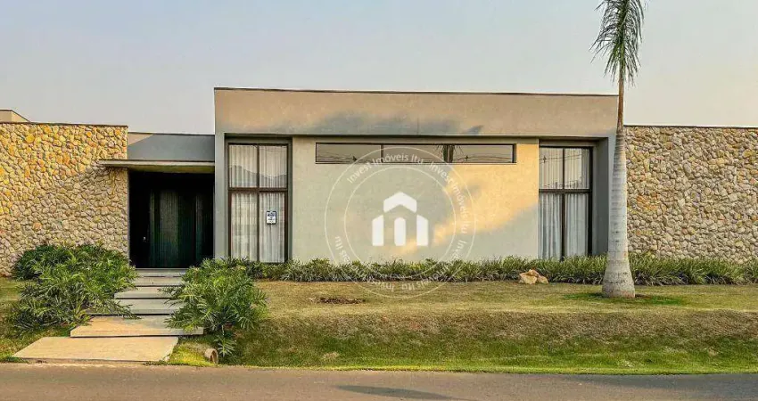 Casa com 4 dormitórios à venda, 477 m² por r$ 3.900.000,00 - condomínio xapada parque ytu - itu/sp