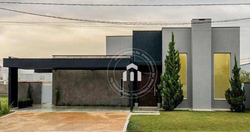 Casa com 4 dormitórios à venda, 340 m² por r$ 2.600.000,00 - condomínio xapada parque ytu - itu/sp
