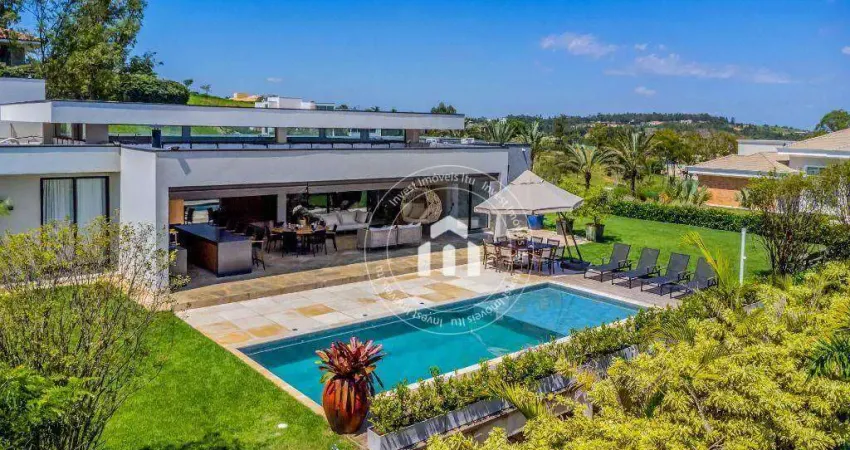 Casa com 5 dormitórios à venda, 557 m² por r$ 9.800.000,00 - condomínio terras de são josé ii - itu/sp