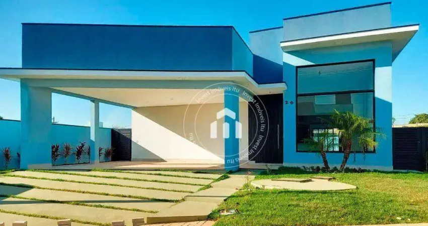 Casa com 3 dormitórios à venda, 211 m² por r$ 2.150.000,00 - condominio portal dos bandeirantes - salto/sp