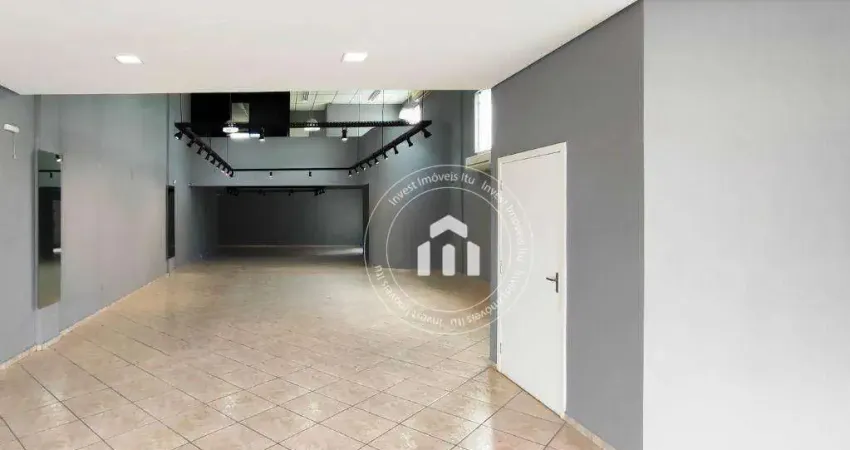 Salão para alugar, 270 m² por r$ 5.500,00/mês - jardim paraíso - itu/sp