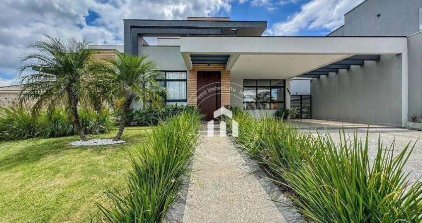 Casa com 4 dormitórios à venda, 423 m² por r$ 4.800.000,00 - condomínio xapada parque ytu - itu/sp