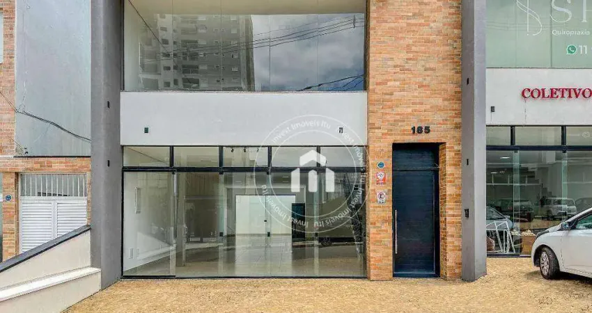 Salão para alugar, 260 m² por r$ 7.995,00/mês - itu novo centro - itu/sp