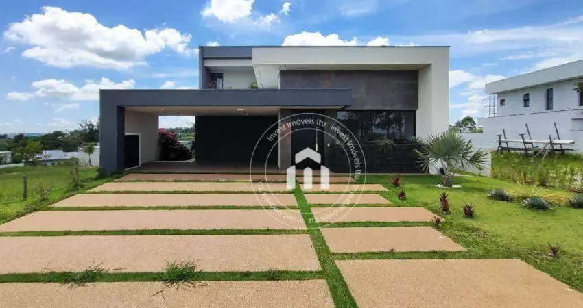 Casa com 3 dormitórios à venda, 338 m² por r$ 3.100.000,00 - condomínio villas do golfe - itu/sp