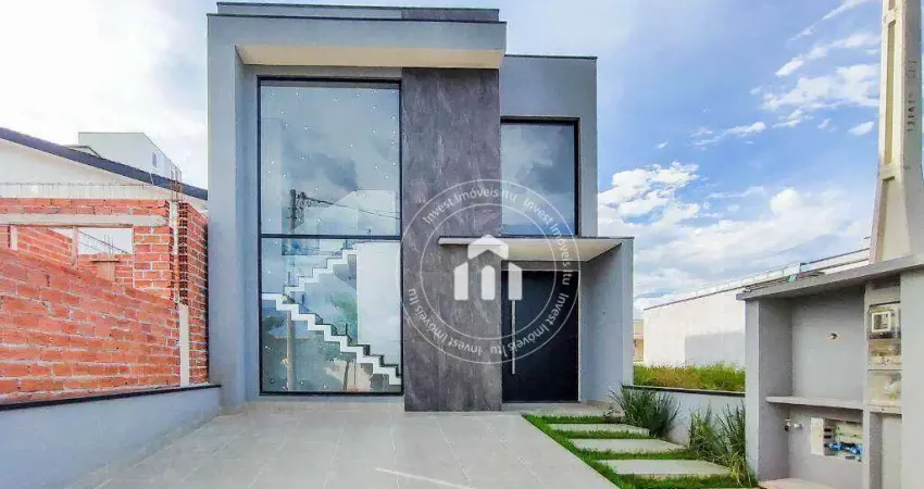 Casa com 3 dormitórios à venda, 148 m² por R$ 990.000,00 - Condomínio Portal dos Sabias - Itu/SP