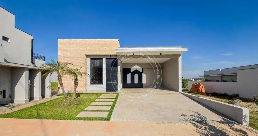 Casa com 3 dormitórios à venda, 140 m² por R$ 1.100.000,00 - Condomínio Gardenville - Itu/SP