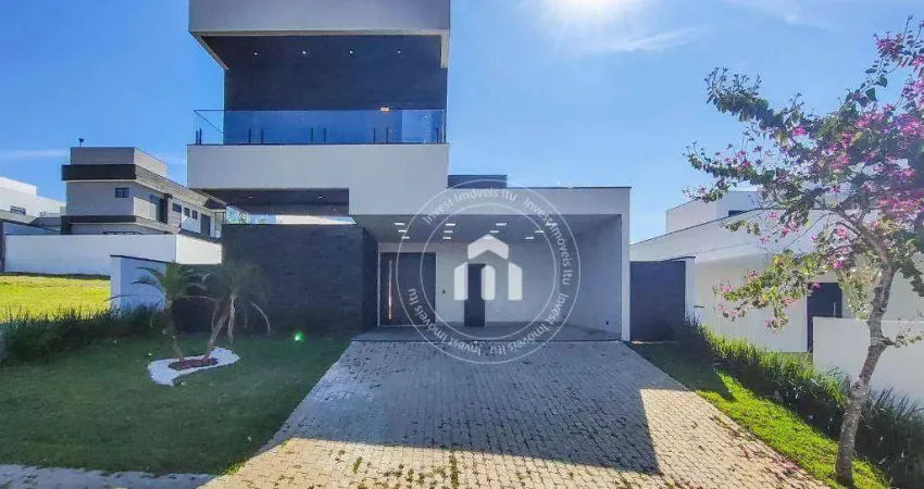 Casa com 3 dormitórios, 370 m² - venda por R$ 2.500.000,00 ou aluguel por R$ 13.830,00/mês - Condomínio Alphaville Castello - Itu/SP