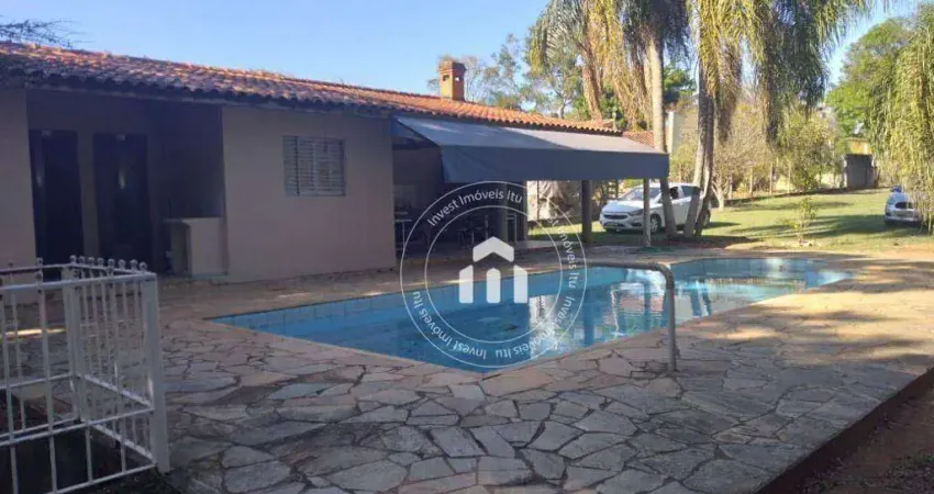 Chácara com 2 dormitórios à venda, 2507 m² por r$ 585.000,00 - condomínio chácaras carolina - itu/sp