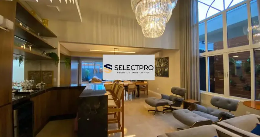 Casa de 4 suítes com cozinha integrada e acabamento premium!