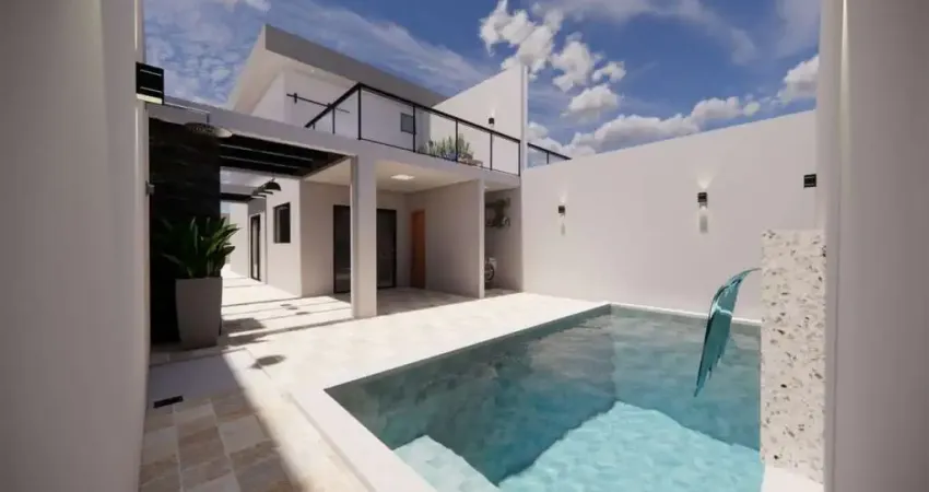 Casa para Venda em Itanhaém, Cibratel II, 3 dormitórios, 3 suítes, 1 banheiro, 5 vagas