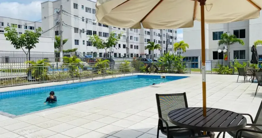Apartamento proximo a barreira com 2 quartos e uma área de lazer completa