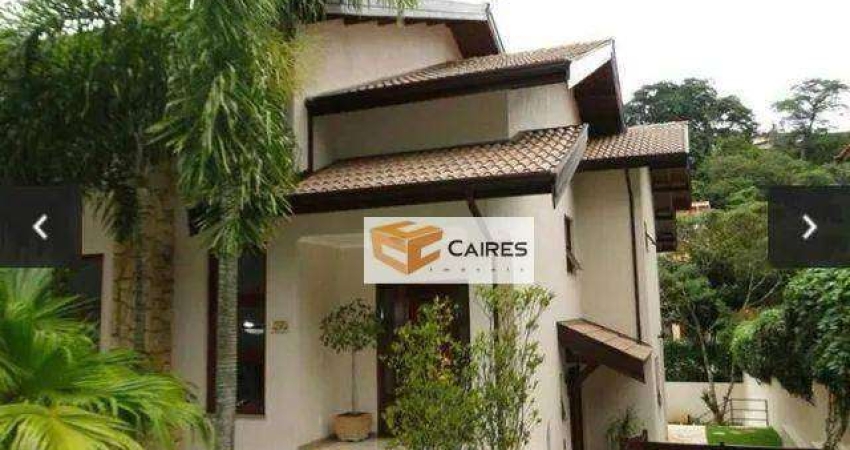 Casa com 5 dormitórios à venda, 430 m² por R$ 2.600.000,00 - Condomínio Chácara Flora - Valinhos/SP