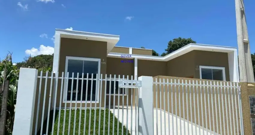 LINDA CASA , COM 60 M² NOVA, COM TERRENO DE 6X30 180M² CAPELA VELHA  ARAUCARIA FN 99864-4995