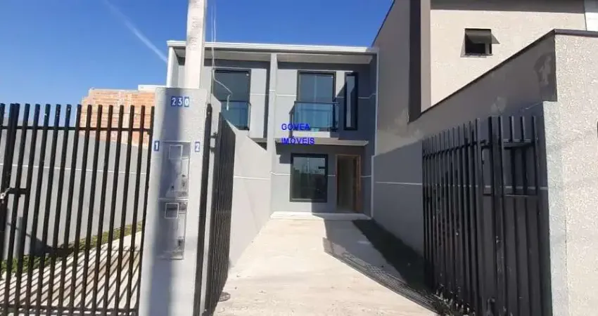 Sobrado 76m² vitória régia-cic 2 quartos, preço de planta 392 mil, lugar alto, com ótima saida para pinheirinho, capão raso, portao