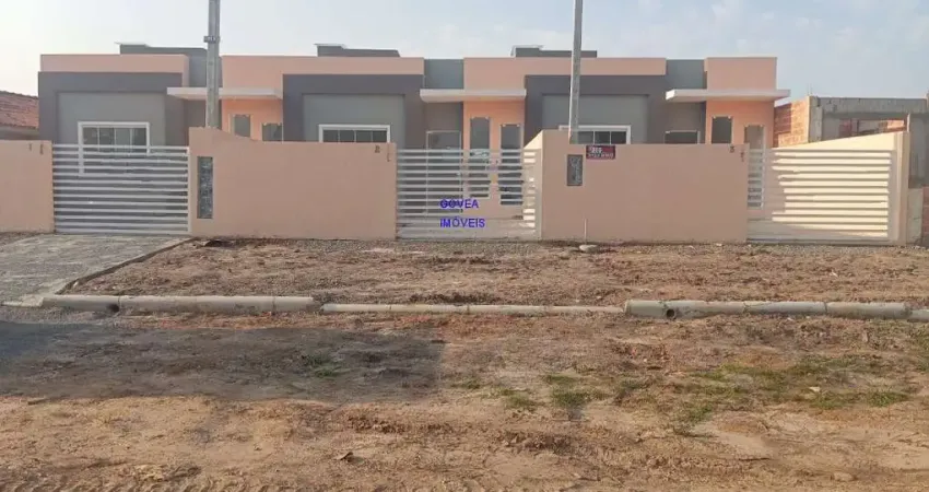 Casa litoral r$279mil , guaratuba/pr, 2quartos, suíte,garagem,55m², financia,950m do mar.