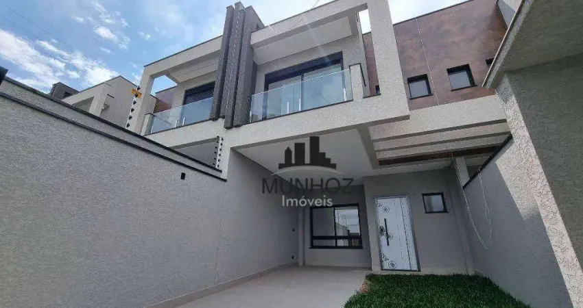 Sobrado com 3 dormitórios à venda, 135 m² por r$ 995.000,00 - santo inácio - curitiba/pr