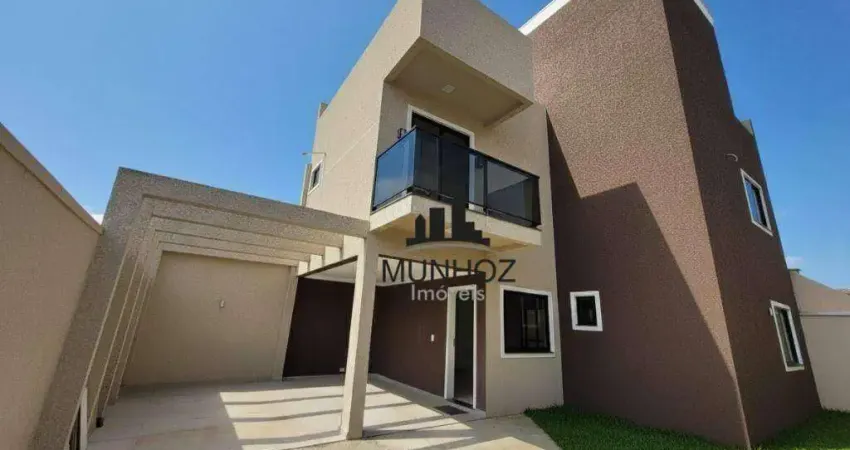 Sobrado com 3 dormitórios à venda, 133 m² por r$ 770.000,00 - xaxim - curitiba/pr