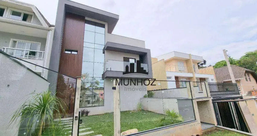 Sobrado com 3 dormitórios à venda, 240 m² por r$ 1.350.000,00 - santo inácio - curitiba/pr