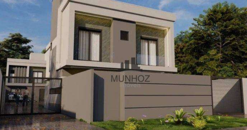 Sobrado com 3 dormitórios à venda, 98 m² por R$ 645.000,00 - Portão - Curitiba/PR