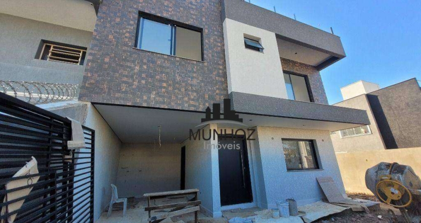 Sobrado com 3 dormitórios à venda, 135 m² por R$ 895.000,00 - Santa Felicidade - Curitiba/PR
