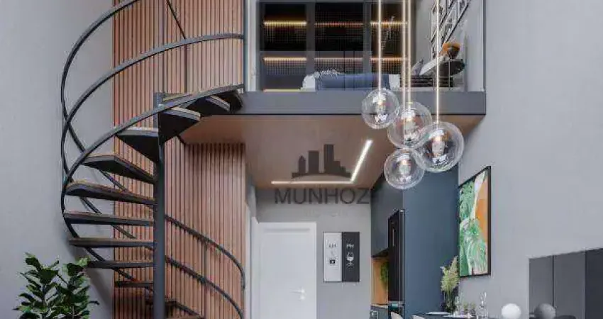 Loft com 1 dormitório à venda, 44 m² por R$ 455.000,00 - Portão - Curitiba/PR